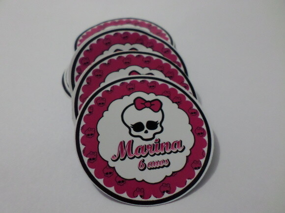 Adesivos Para Latinha Monster High