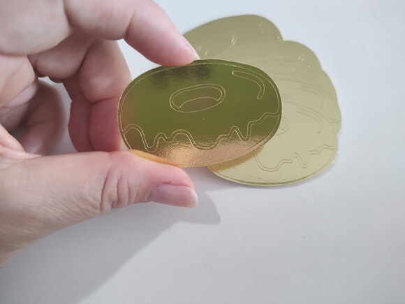 Aplique Lamicote Dourado