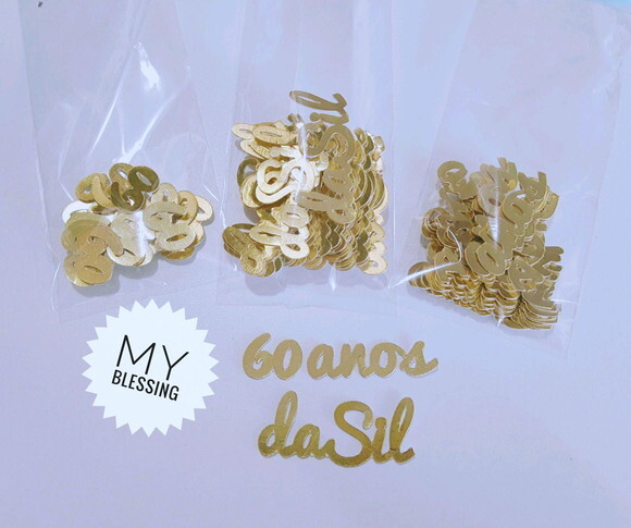 Aplique Lamicote Dourado Nomes