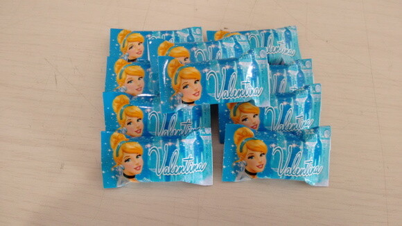 bala personalizada cinderela