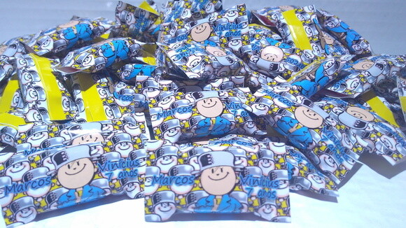 Bala Personalizada menino maluquinho