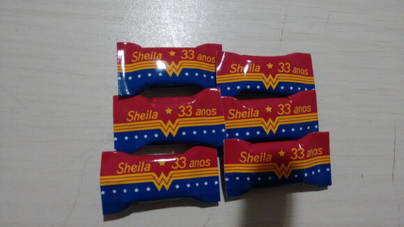 Bala Personalizada mulher maravilha