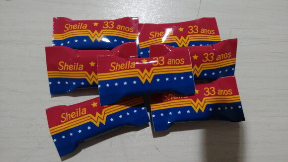 Bala Personalizada mulher maravilha