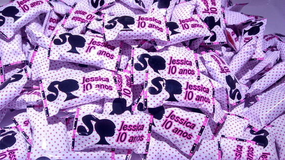 Balas Personalizadas Barbie paris