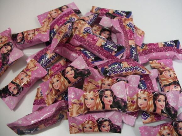 Balas Personalizadas Barbie Pop Star