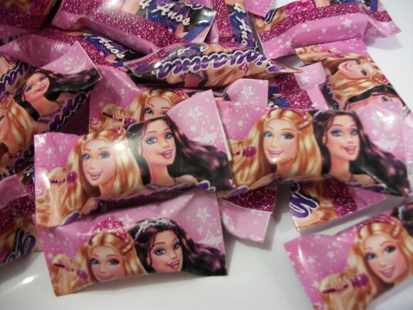 Balas Personalizadas Barbie Pop Star