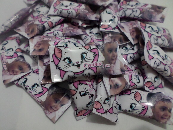 Balas Personalizadas gata marie