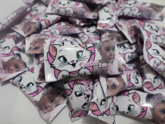 Balas Personalizadas gata marie