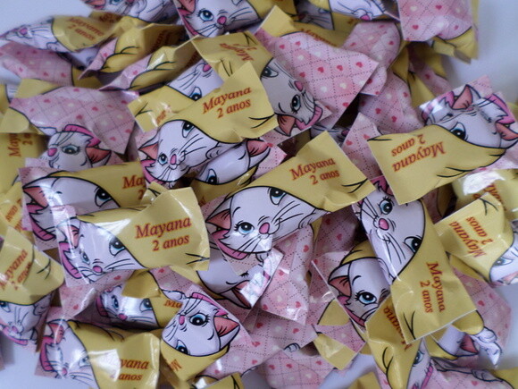 Balas Personalizadas gata marie