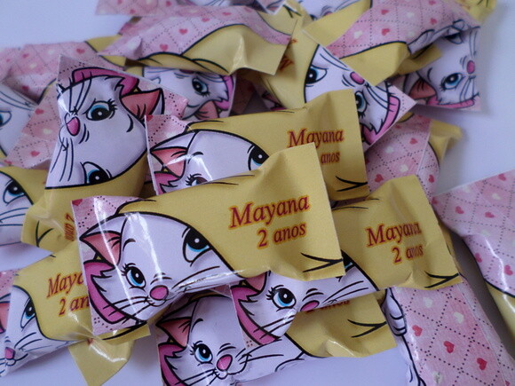 Balas Personalizadas gata marie