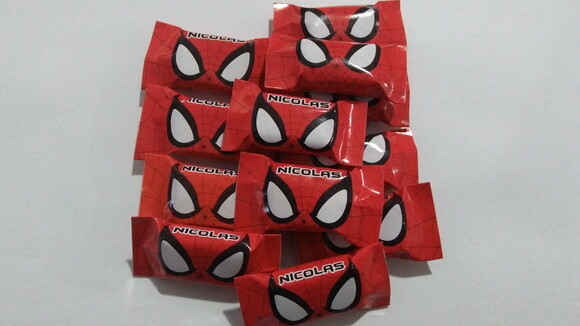 Balas Personalizadas homem aranha