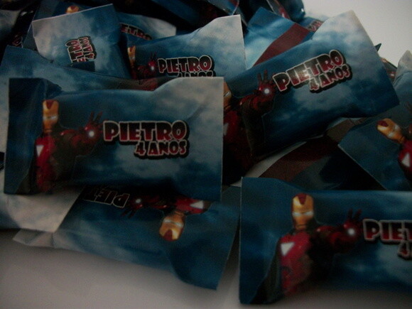 Balas Personalizadas homem de ferro