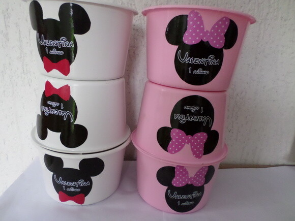 Balde de Pipoca da Minnie e Mickey