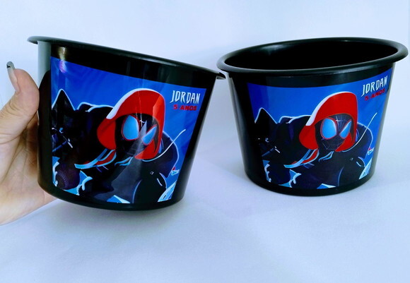 Balde de Pipoca Personalizado Miles Morales