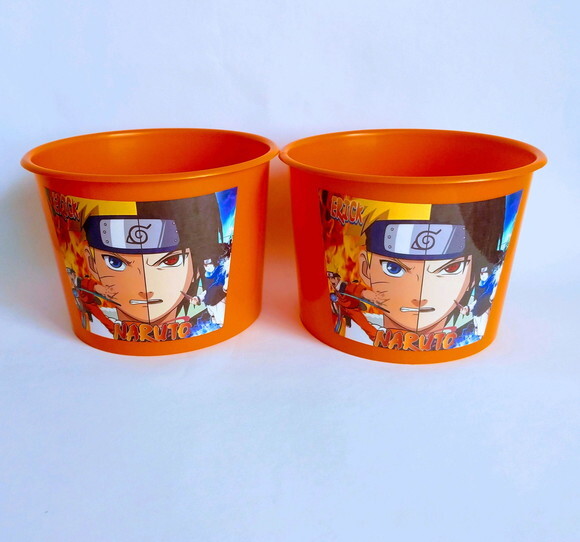 Balde de Pipoca Personalizado Naruto