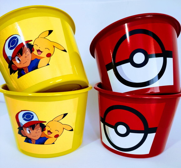 Balde de Pipoca Personalizado Pokémon