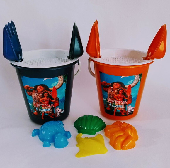 Balde de Praia Personalizado Moana