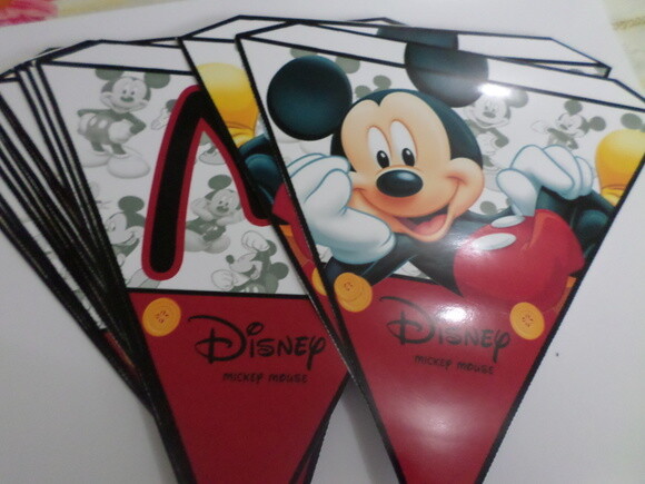 Bandeirola Mickey
