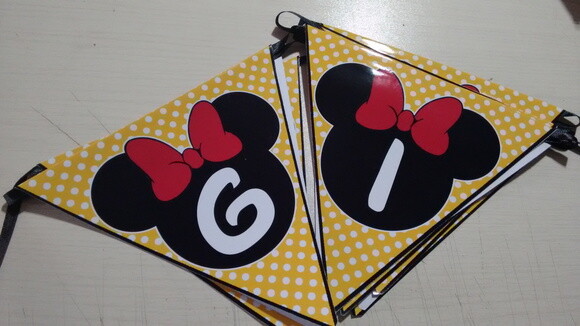 Bandeirola Minnie