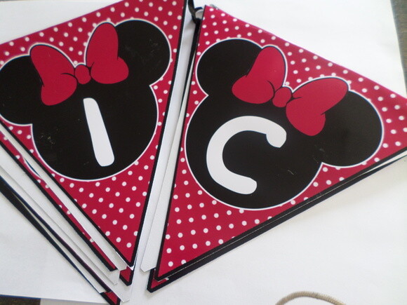 Bandeirola Minnie