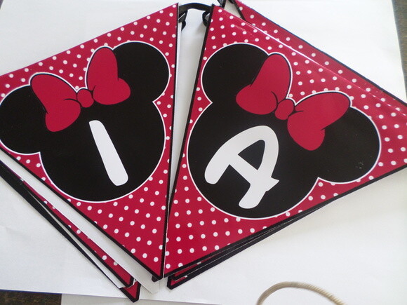 Bandeirola Minnie
