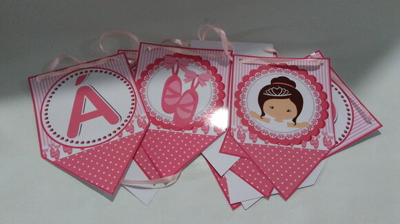 Bandeirola Personalizada Bailarina