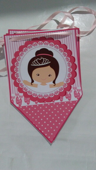Bandeirola Personalizada Bailarina