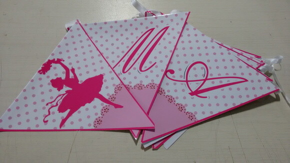 Bandeirola Personalizada Bailarina
