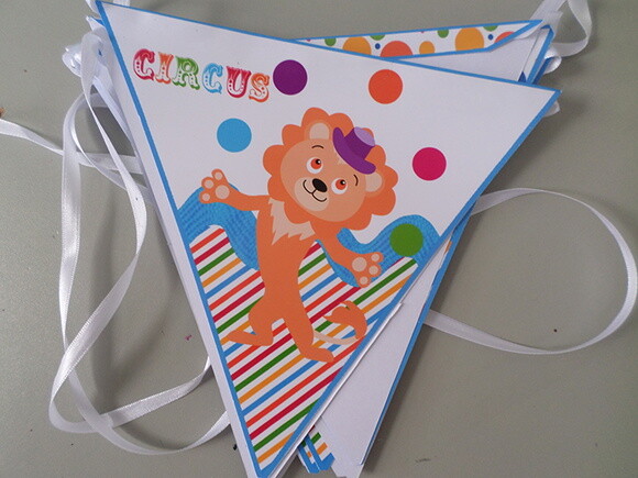 Bandeirola Personalizada Circo