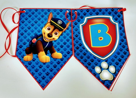 Bandeirola Personalizada Patrulha Canina