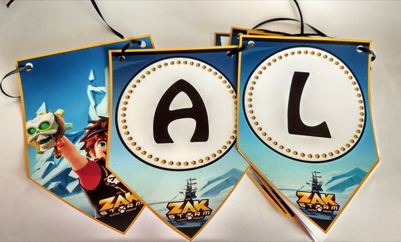 Bandeirola Personalizada Zak Storm