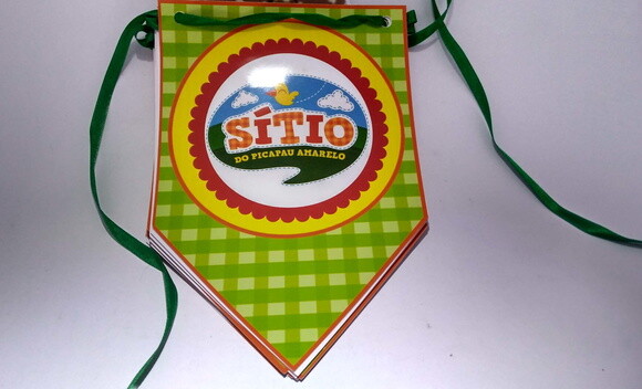 Bandeirola Sitio do Pica Pau Amarelo