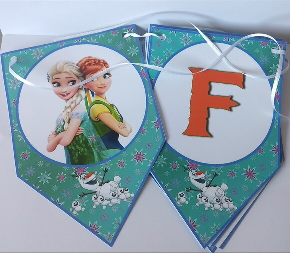 Bandeirolas Frozen Fever