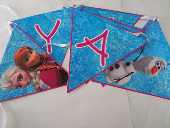 Bandeirolas Frozen