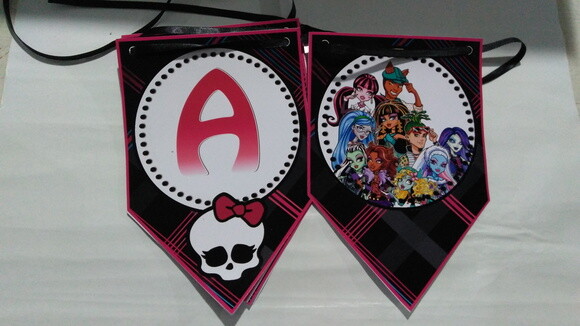Bandeirolas Monster High