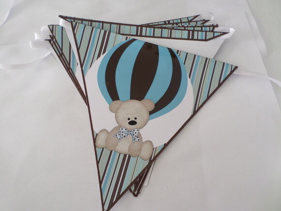 Bandeirolas Personalizadas Chá de Bebê