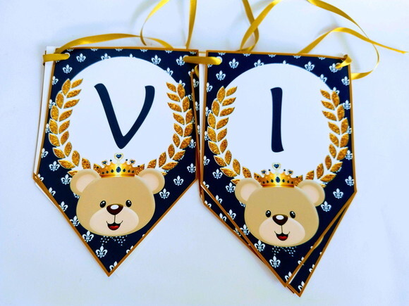 Bandeirolas Personalizadas Chá de Bebê