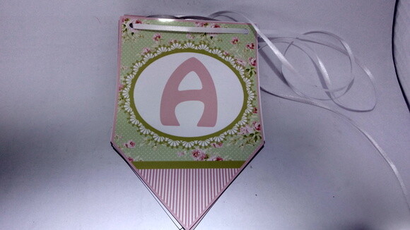 Bandeirolas Personalizadas Floral