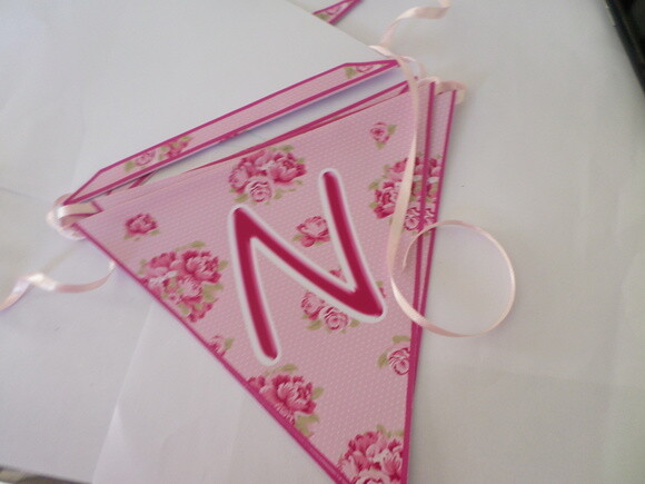 Bandeirolas Personalizadas Floral