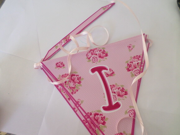 Bandeirolas Personalizadas Floral