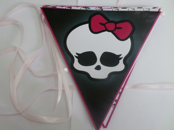 Bandeirolas Personalizadas Monster High