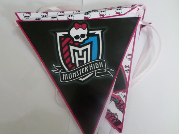 Bandeirolas Personalizadas Monster High