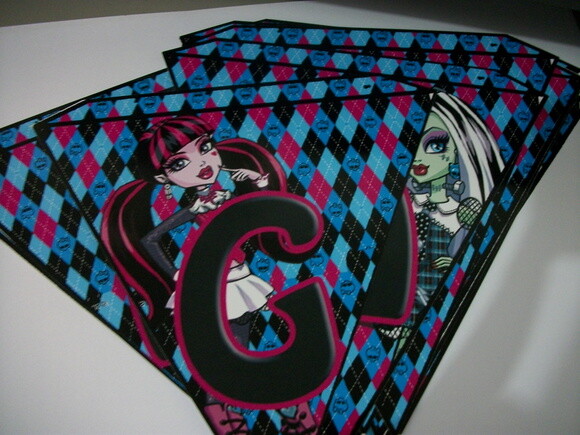 Bandeirolas Personalizadas Monster High