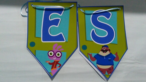 Bandeirolas Personalizadas Monstros S.a.