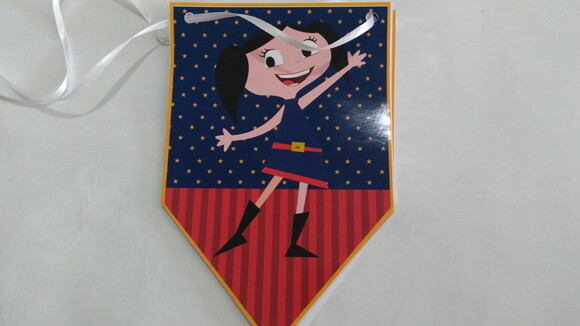 Bandeirolas Personalizadas Show da Luna