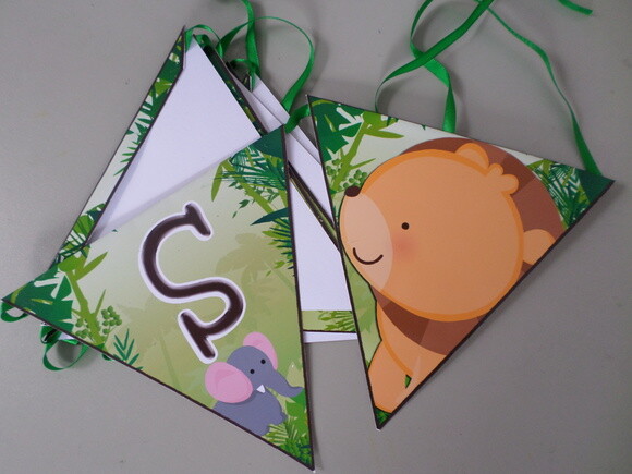 Bandeirolas Personalizadas Safari