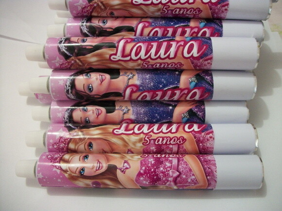 Bisnaga de Brigadeiro Barbie Pop Star