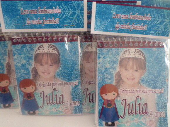Bloquinho de Anotação Frozen