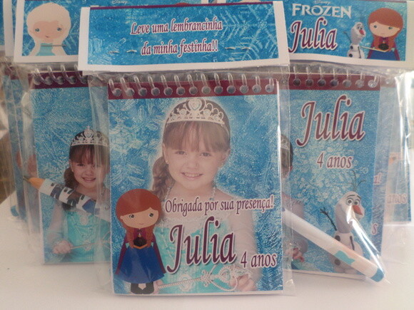 Bloquinho de Anotação Frozen