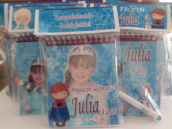 Bloquinho de Anotação Frozen